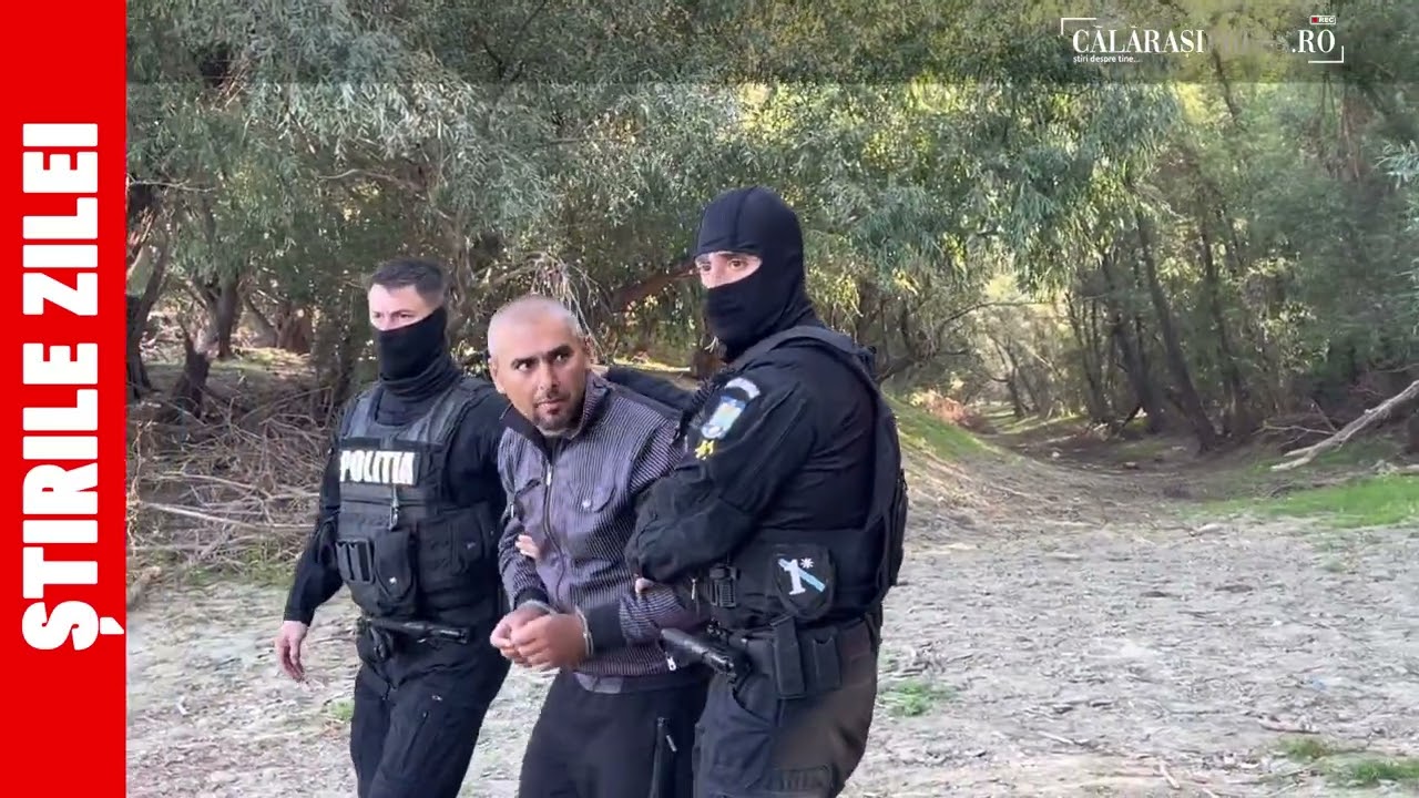 Declarații șocante! Infractorul fugar din Roseți  Radu Costel, dus la reconstituirea.