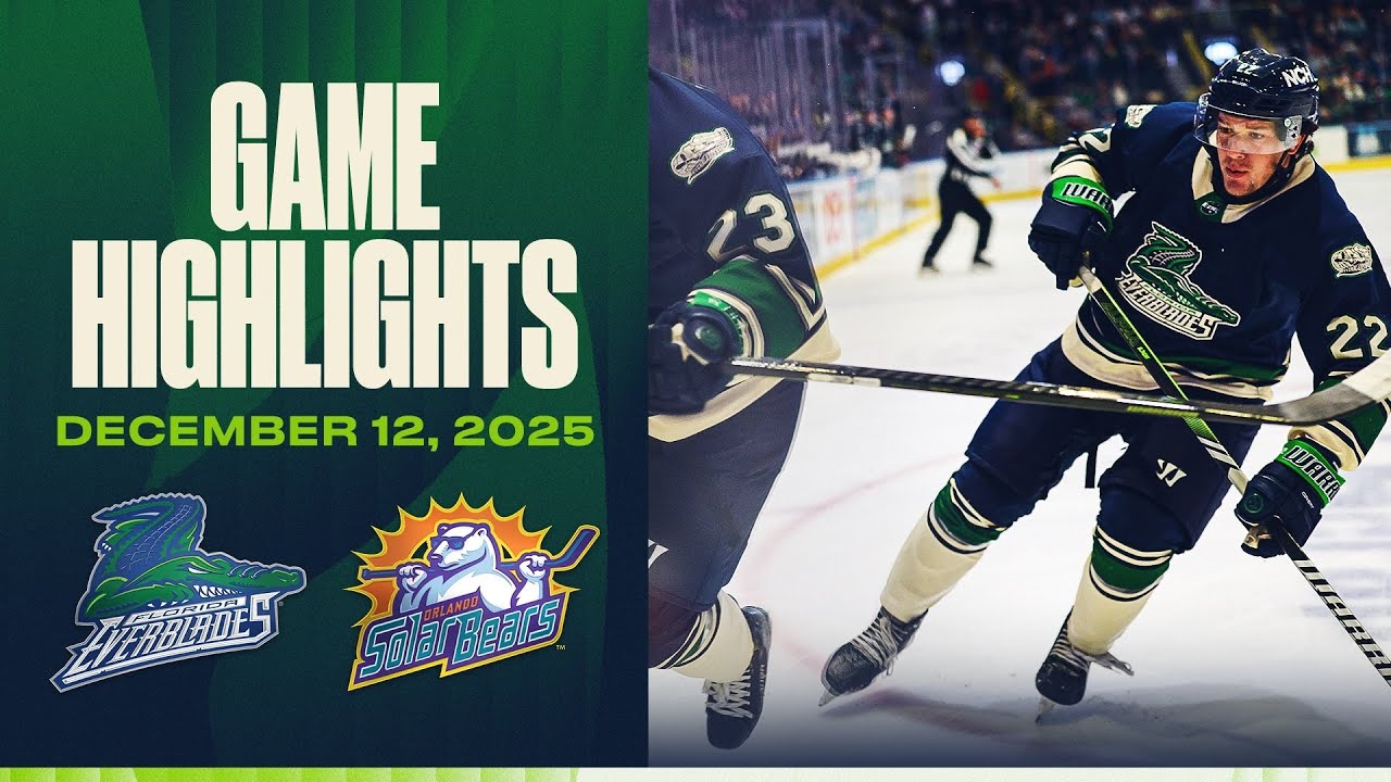 EVERBLADES WIN IN OVERTIME AGAINST THE SOLAR BEARS | Game Highlights 12.12.25