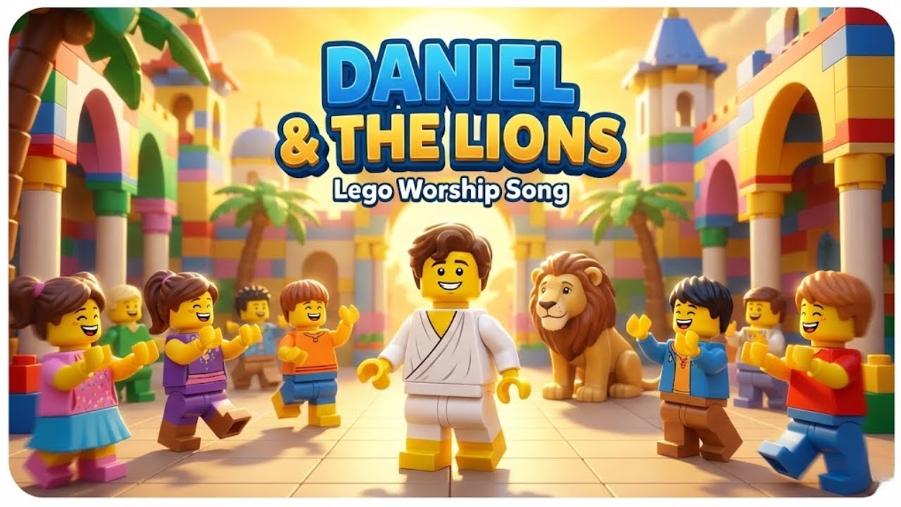 DANIEL&THE LIONS #kidsworship #legos #christiansongs #kidssongs #kidsmusic #biblesongs #bibleheroes