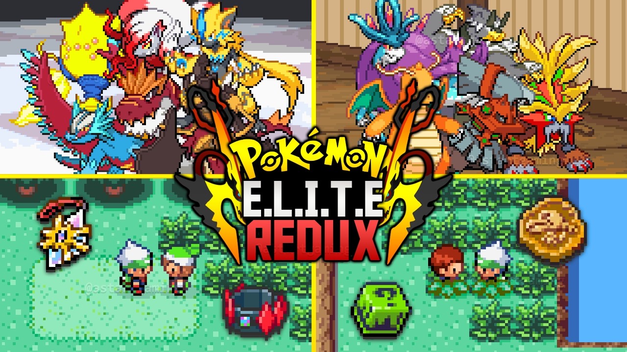 Обновленная версия Pokemon для GBA с DLC для 1-9 поколений, пользовательскими мега-играми, новым ...