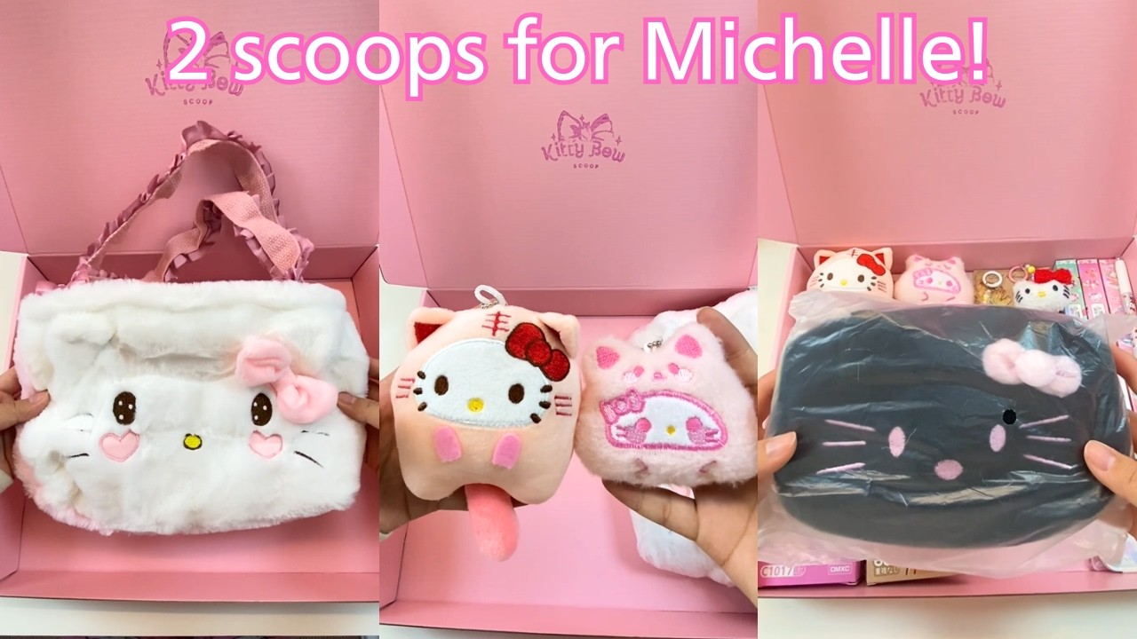 2 scoops order for Michelle! Her daughter loves hello kitty