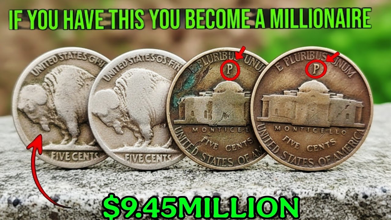 Wartime Jefferson Nickel & Buffalo Five Cent Coins ⚡ Hidden Values That Can Change Your Life