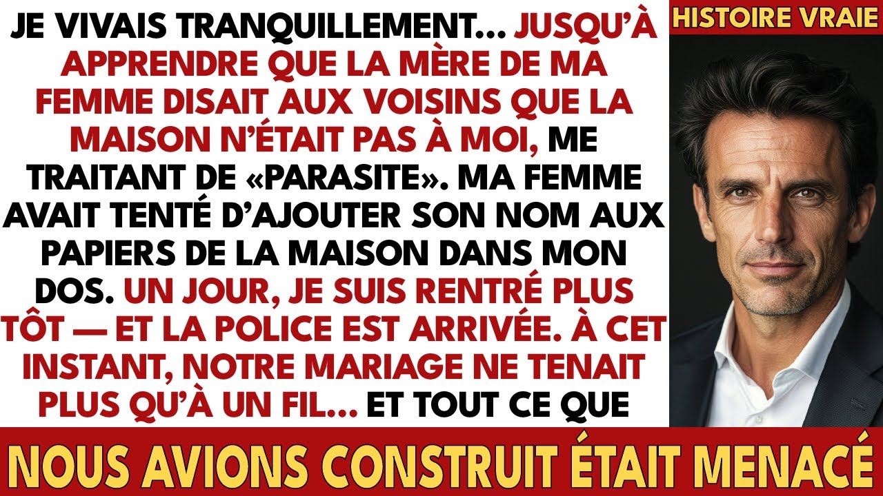 La Mère De Ma Femme Ignorait Que La Maison Était À Moi. Elle A Appelé La Police, Puis...