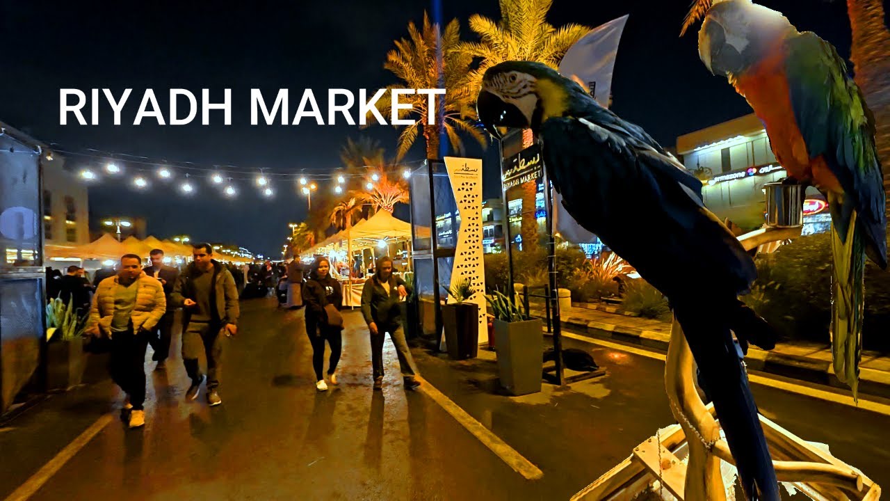 Riyadh market in tahlia street