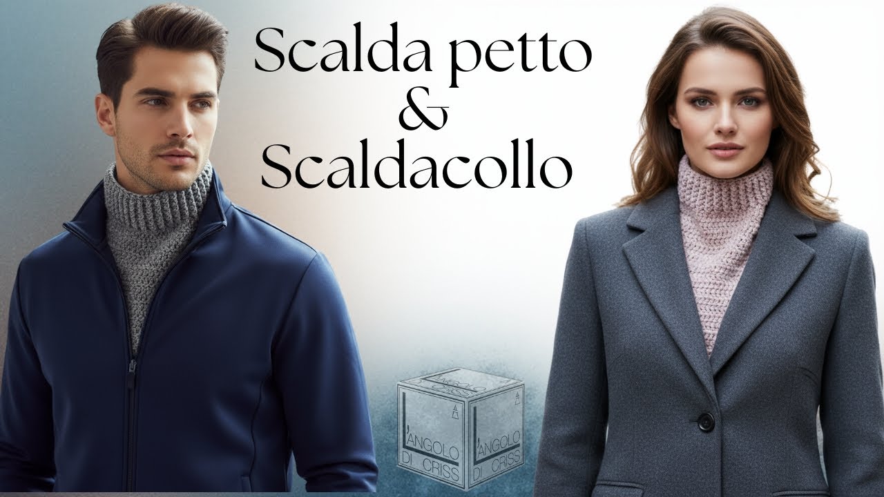 Scaldacollo e scaldapetto all'uncinetto 