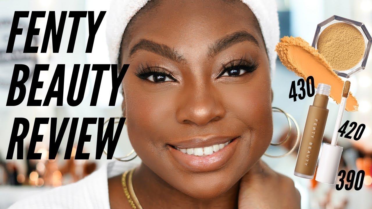 Fenty Beauty Pro Filt'r Concealer & Setting Powder Swatches & Review 430, 420, 390 + Honey