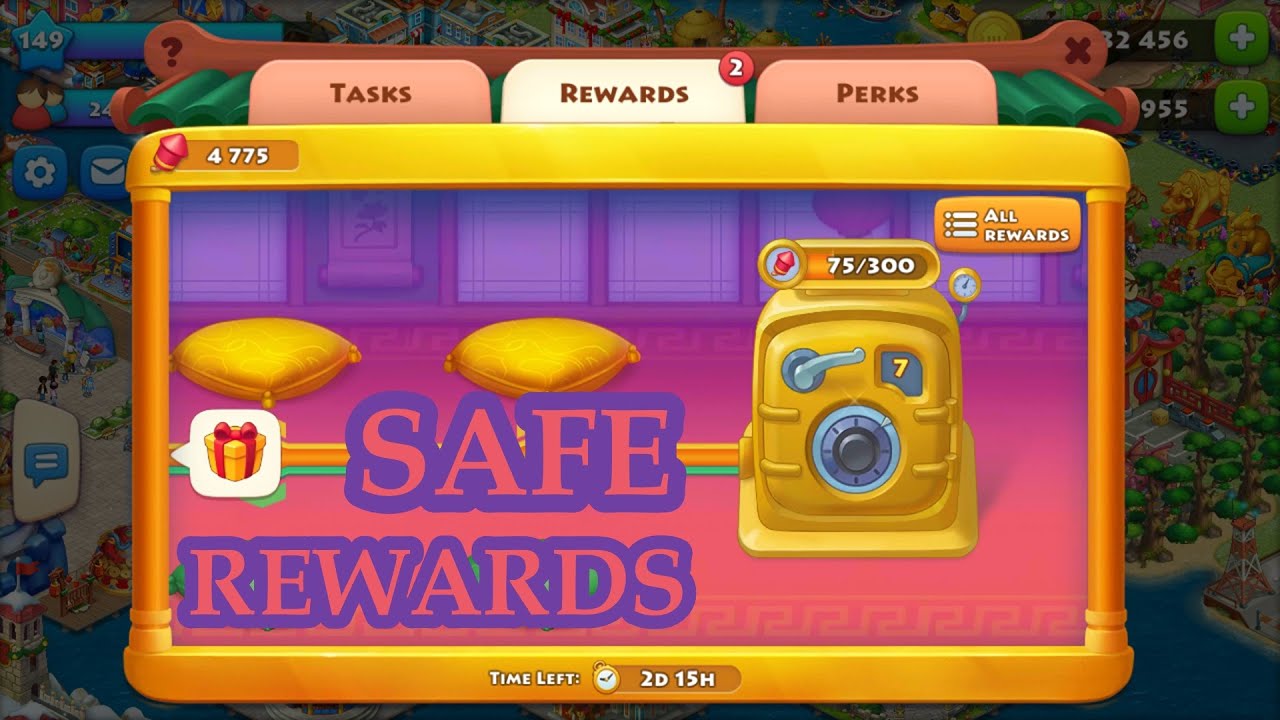 TOWNSHIP - Rewards from Safe