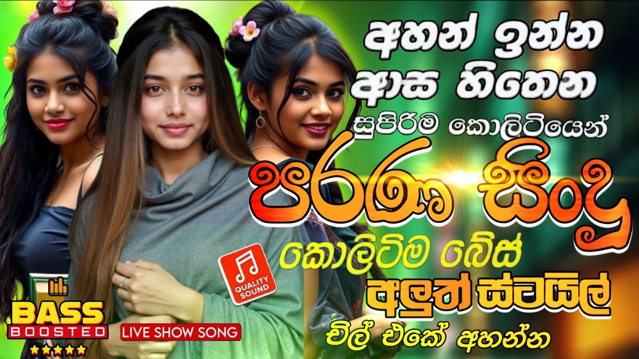 Hit Sinhala Nonstop 2025 | Live Band Show | New Sinhala Nonstop 2025 Collection | Old Sinhala songs
