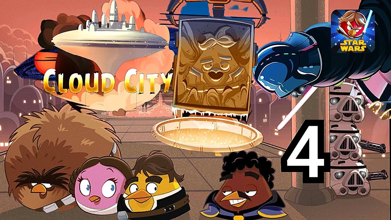 4.Angry Birds Star Wars - Mobile Gameplay Walkthrough Adventures (Modded)