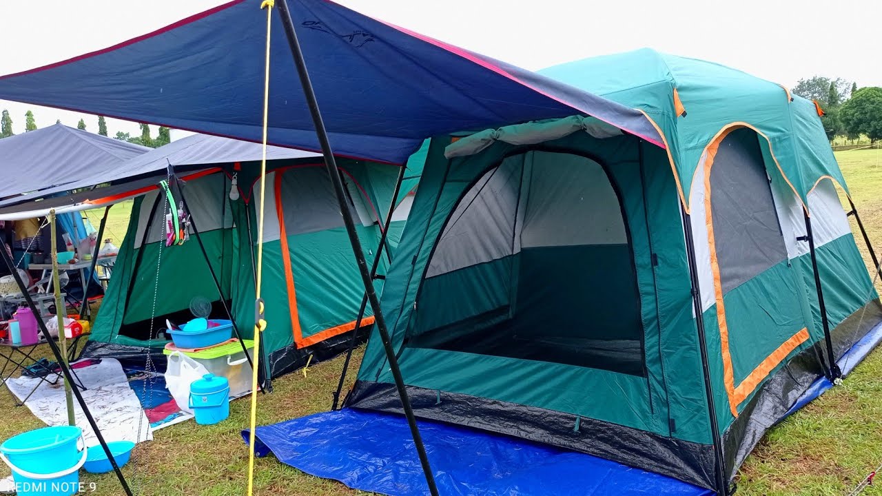 Cara Pasang Tenda Camping Keluarga || Tenda Camel Ruangan Lega dan Luas