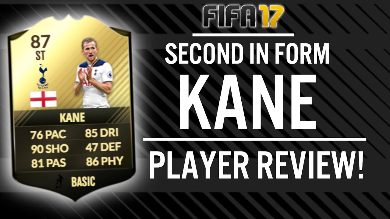 FIFA 17 SECOND IN FORM HARRY KANE (87) PLAYER REVIEW! | FIFA 17 ULTIMATE TEAM