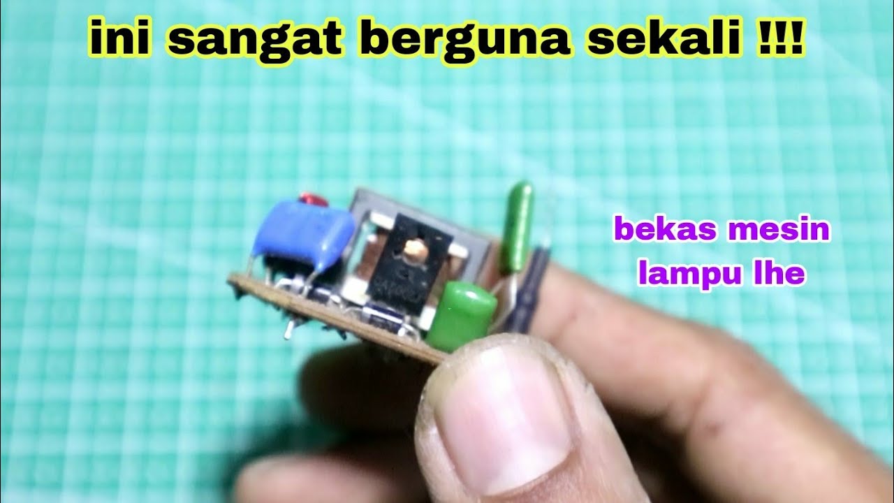 kalau tau dari dulu pasti langsung buat !!! cara memanfaatkan barang bekas mesin lampu lhe