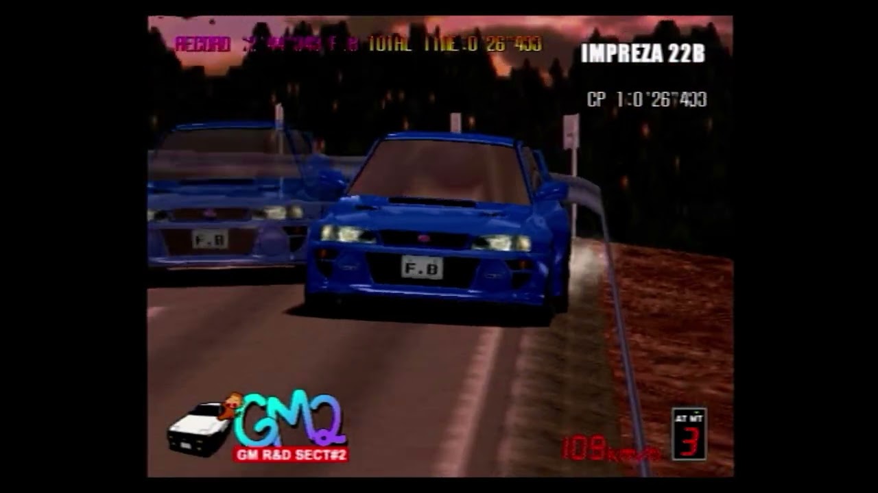 PS2版バトルギア2 超上級順走TA 文太インプ 2'44''320