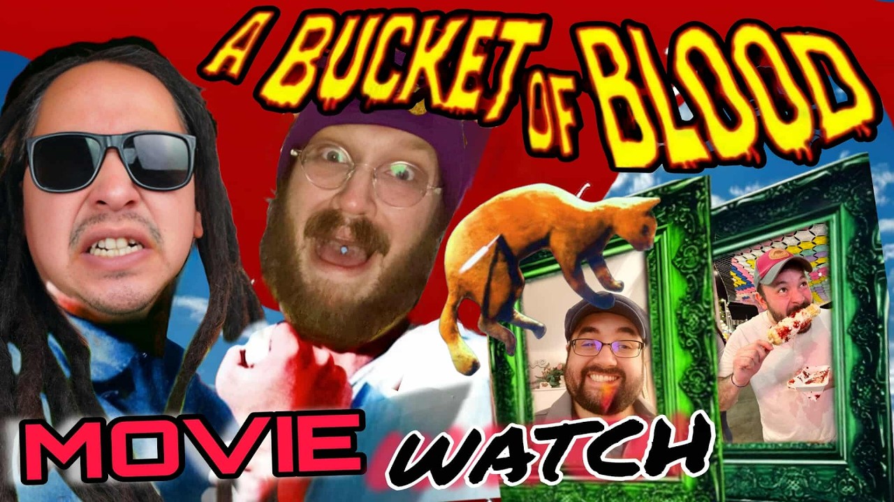 Drinking and Watching This BIZARRE 1959 Horror Classic (A Bucket of Blood) 📱