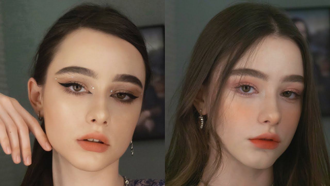 АМЕРИКАНСКИЙ vs КОРЕЙСКИЙ МАКИЯЖ *пробую разные стили* ♡☆
