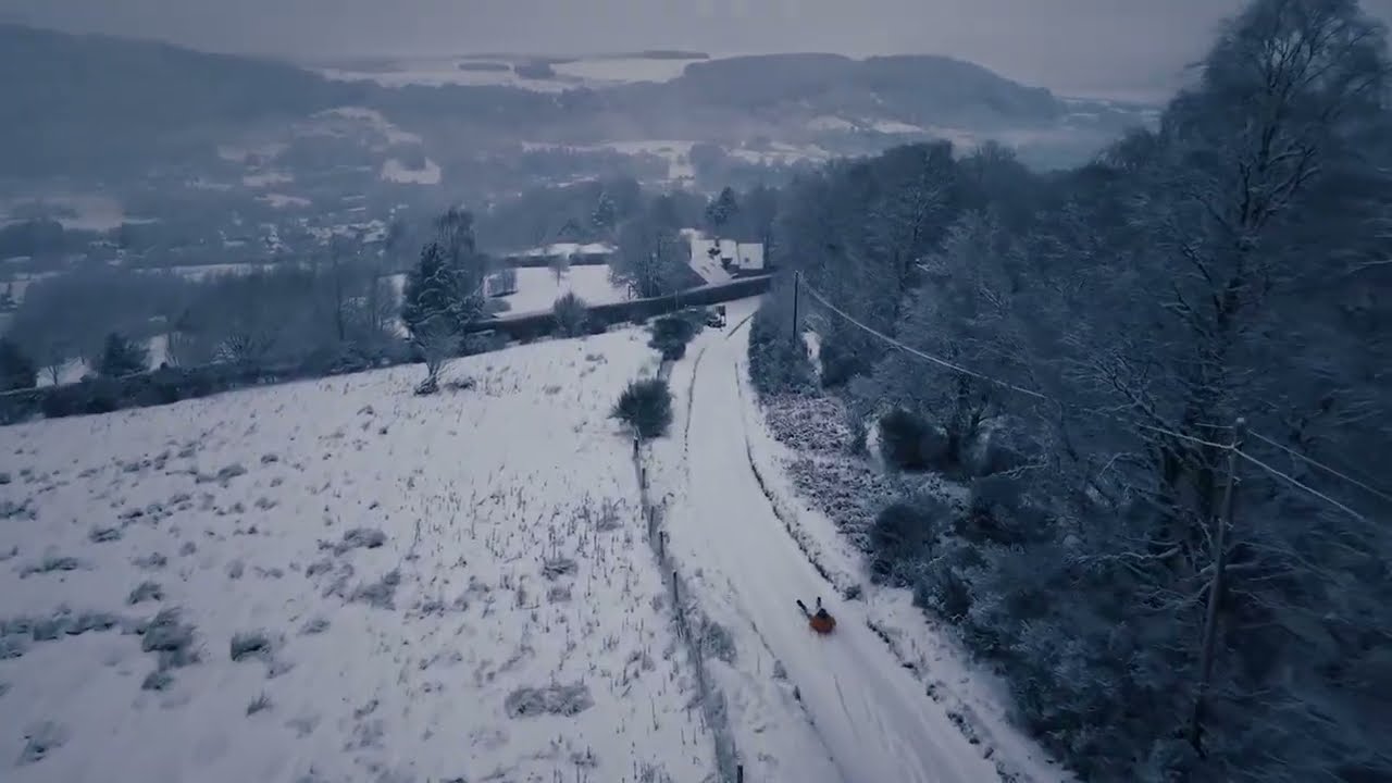 Aberfeldy Sledging fun!