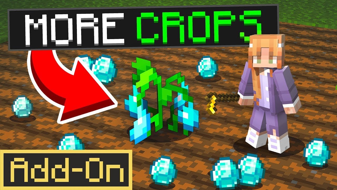20 NEW Crops to Grow in Minecraft Bedrock with More Crops Addon
