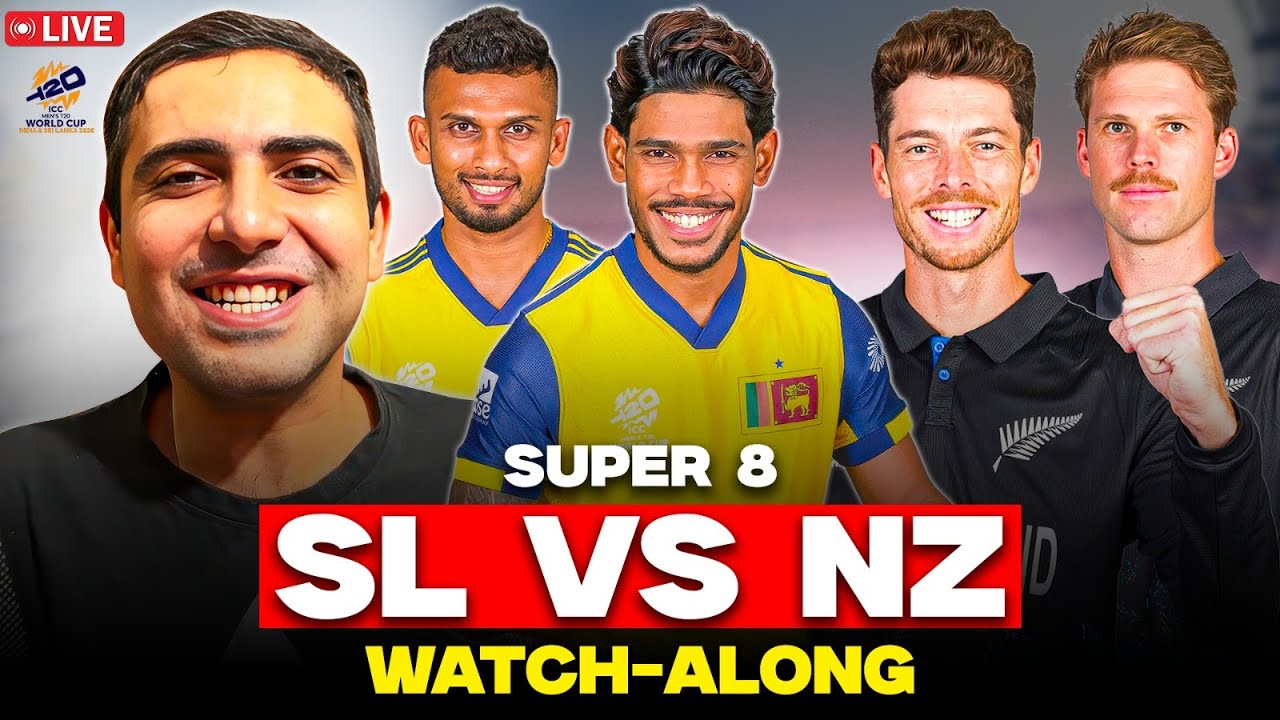 Sri Lanka vs New Zealand ICC World Cup 2026 Match Live Watchalong | Score and Commentary