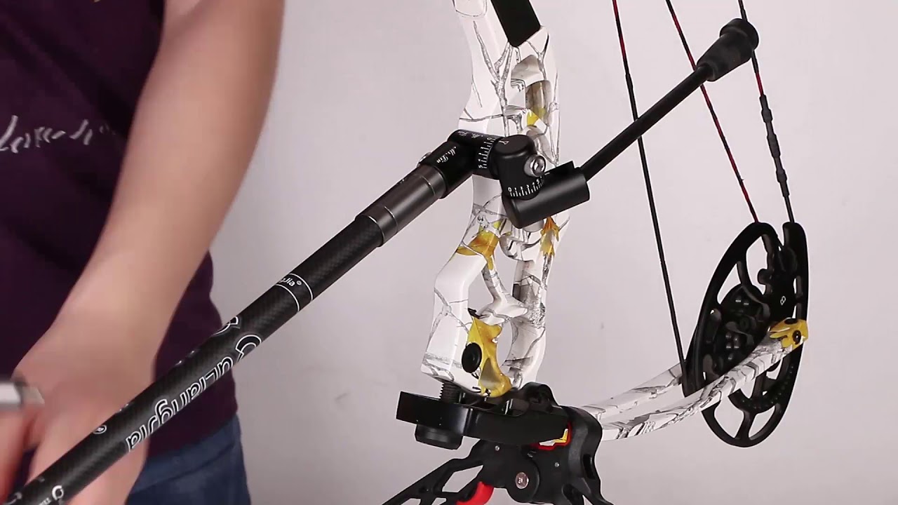 Install V-bar and Balance Rod for Compound Bow