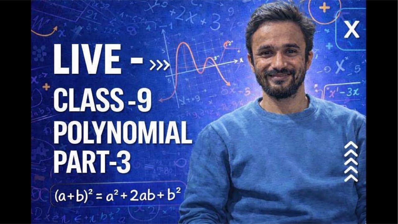 Polynomials Part 3 Class 9 | Live Class | CBSE Maths