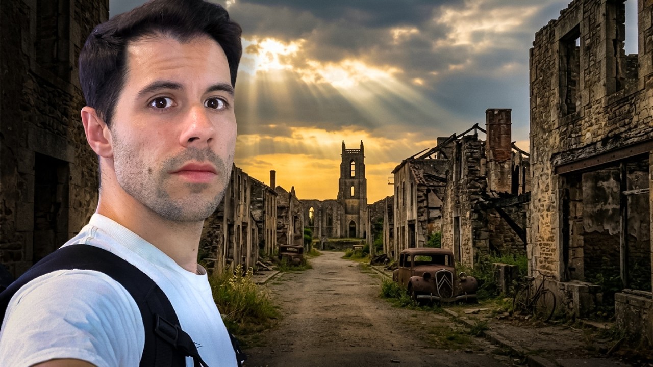 El PUEBLO FANTASMA MASACRADO SIN PIEDAD: Oradour-Sur-Glane.