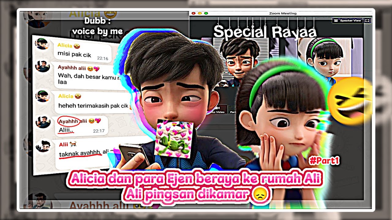 Part 1 || ape yang kau buat la aliciaa 🙁👆💗sampai pingsan lagi tu 🤣 | Just Content Not Real | Dubbing