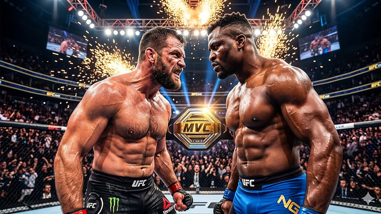NGANNOU vs LINS – BRUTAL MVP FIGHT! Trump Awards the Championship Belt 🏆