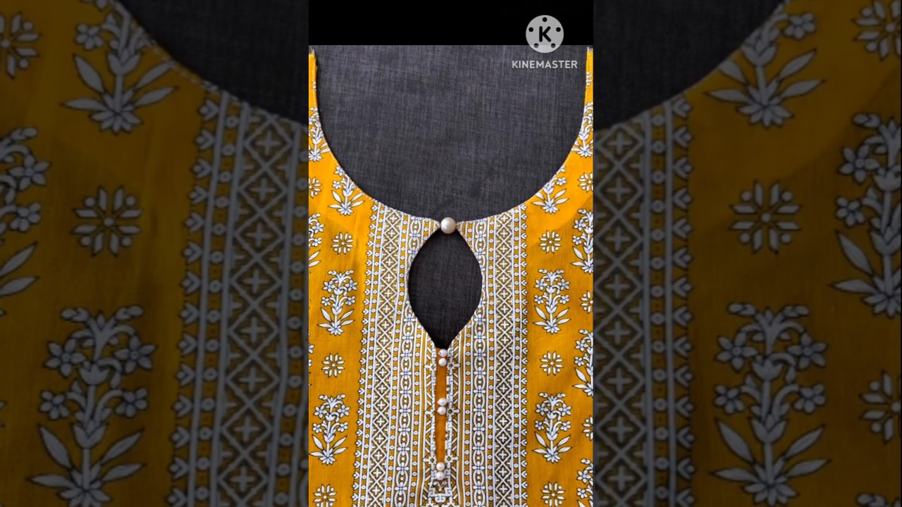 Key Hole Neckline For Girls Summer Dress 