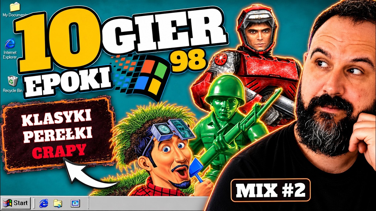Drugie 10 LOSOWYCH gier z WIN 98 - crap prima sort!