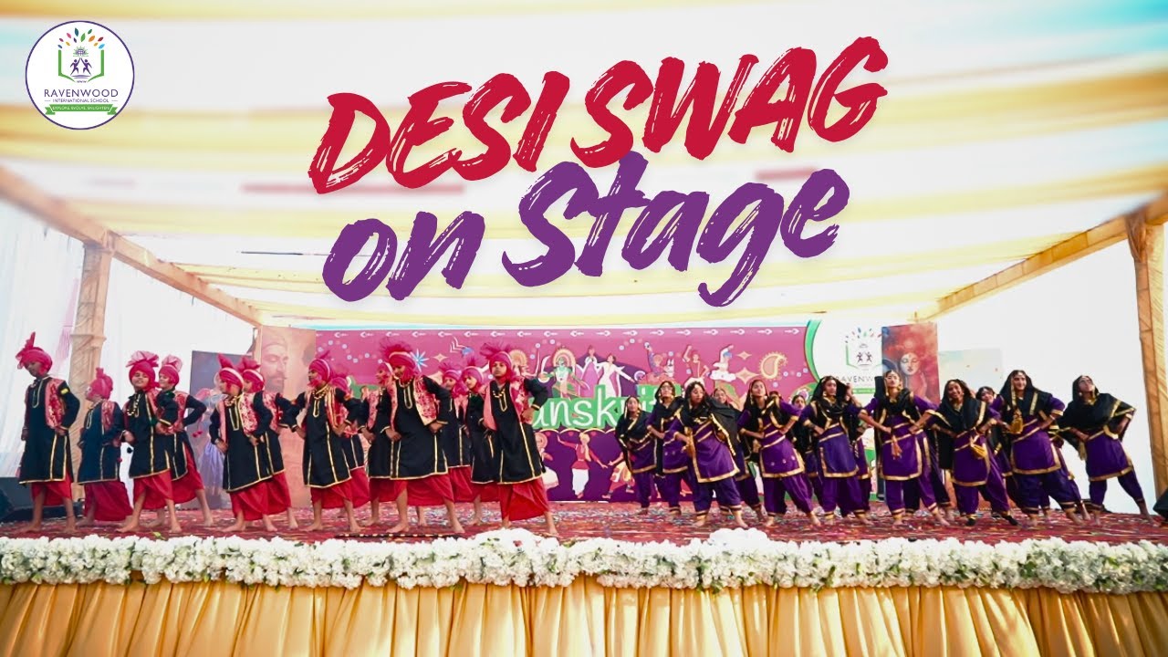 Stage on Fire 🕺🔥 Bhangra Performance | Ravenwood Annual Function 2025-26
