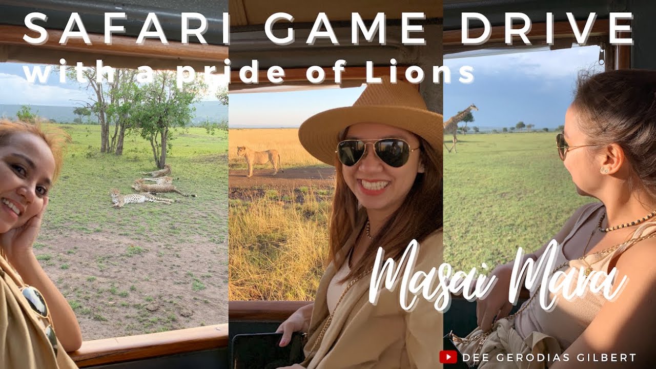 Safari Game Drive with a Pride of Lions in Kenya, Africa  [PART 2 OF 5]
