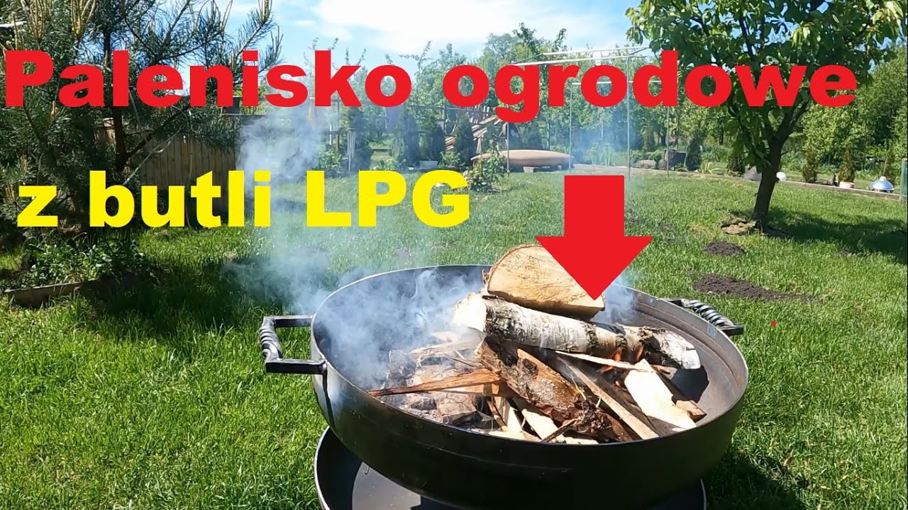 U Waldka Na Ranczo - Zrobiłem palenisko ogrodowe z butli LPG !!!