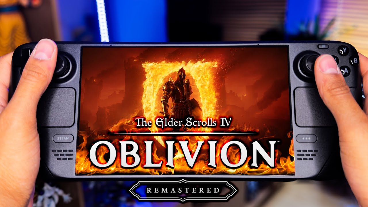 The Elder Scrolls IV: Oblivion Remastered &mdash; игровой процесс Steam Deck OLED + все графические нас...