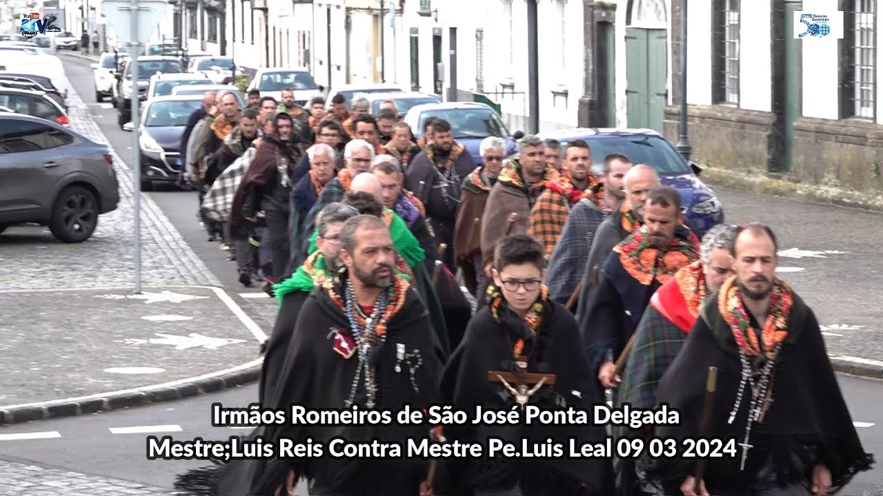Irmãos Romeiros de São José P. Delgada Irmão Mestre Luis Reis Contra Mestre Pe Luis Leal 42 Irmãos