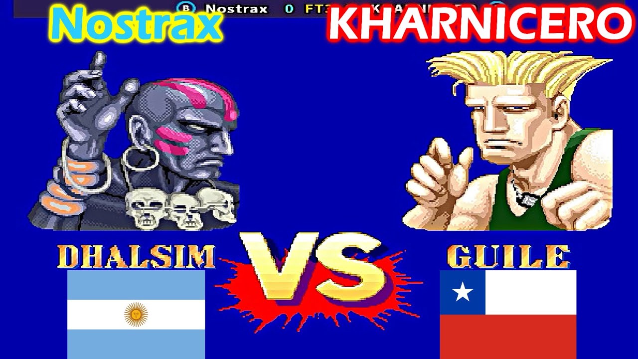 Street Fighter II': Champion Edition - Nostrax vs KHARNICERO FT5 + Rematch