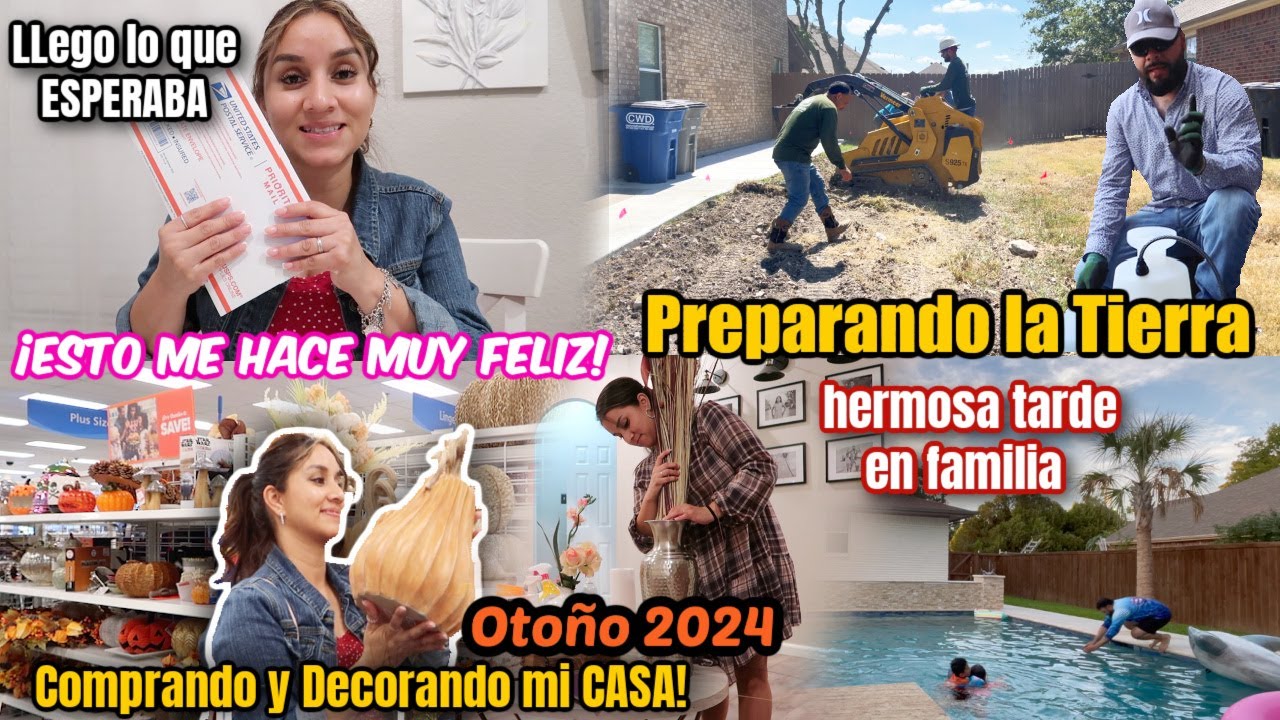 LLEGO LO QUE ESPERABA‼️| Preparando Nuestro PATIO🚧 | DECORANDO MI CASA PARA LA TEMPORADA DE OTOÑO🍁
