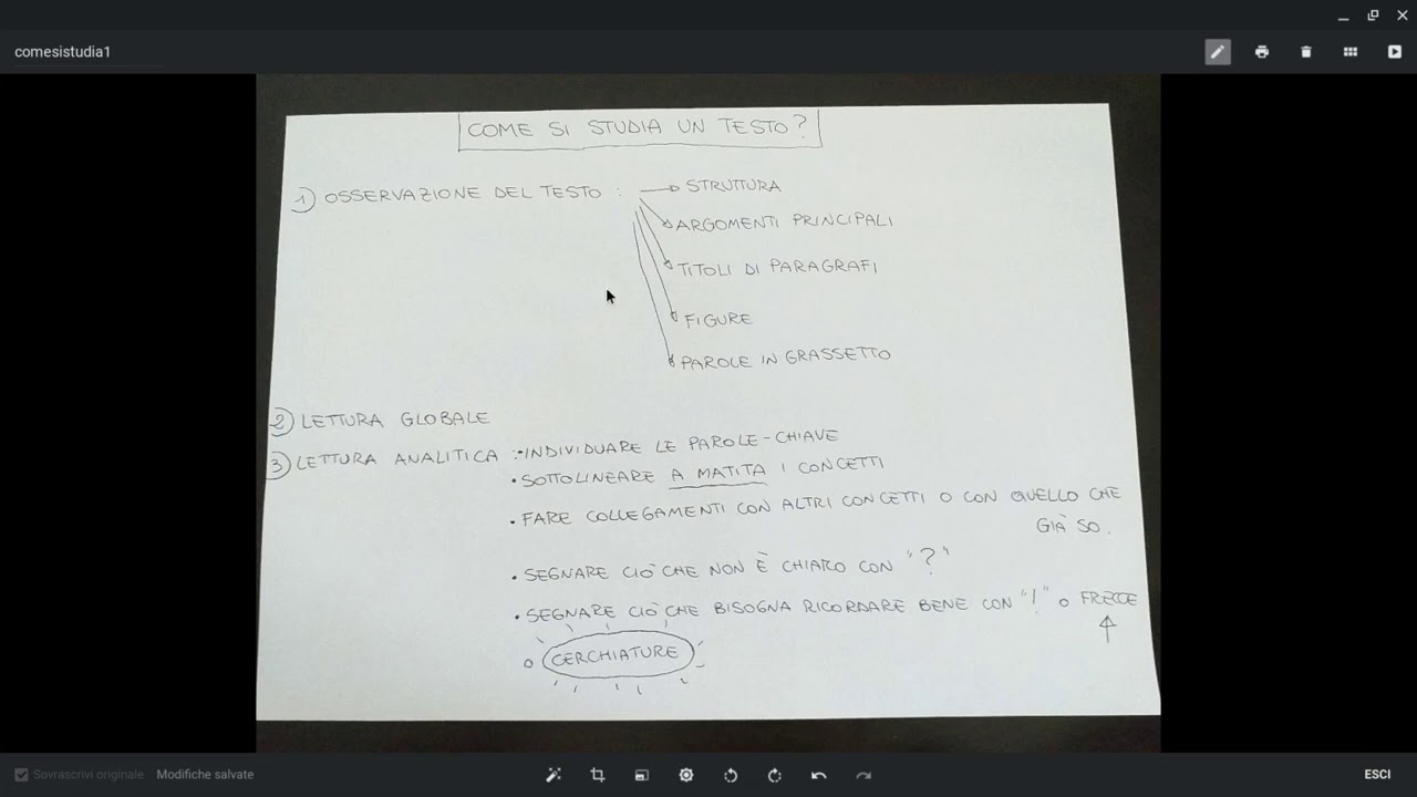 Come si studia un testo