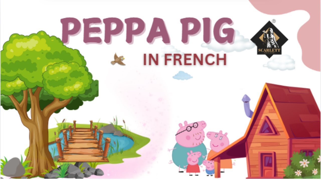 Learn French with Peppa Pig 🐷 | Fun French Cartoons for Kids