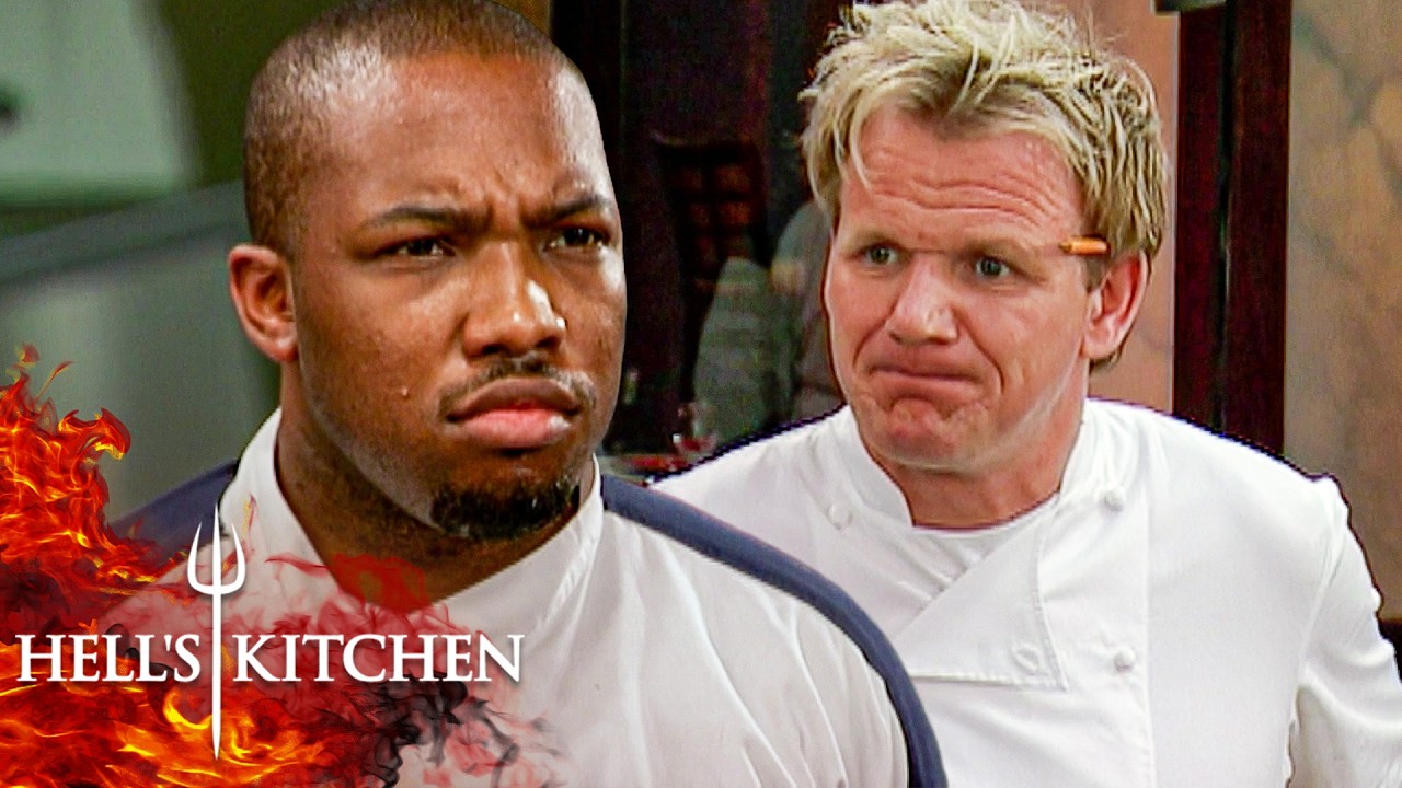 Rock Gets Scolded for Blinking While Bonnie Gets Scolded for Raw Scallops | Hell's Kitchen