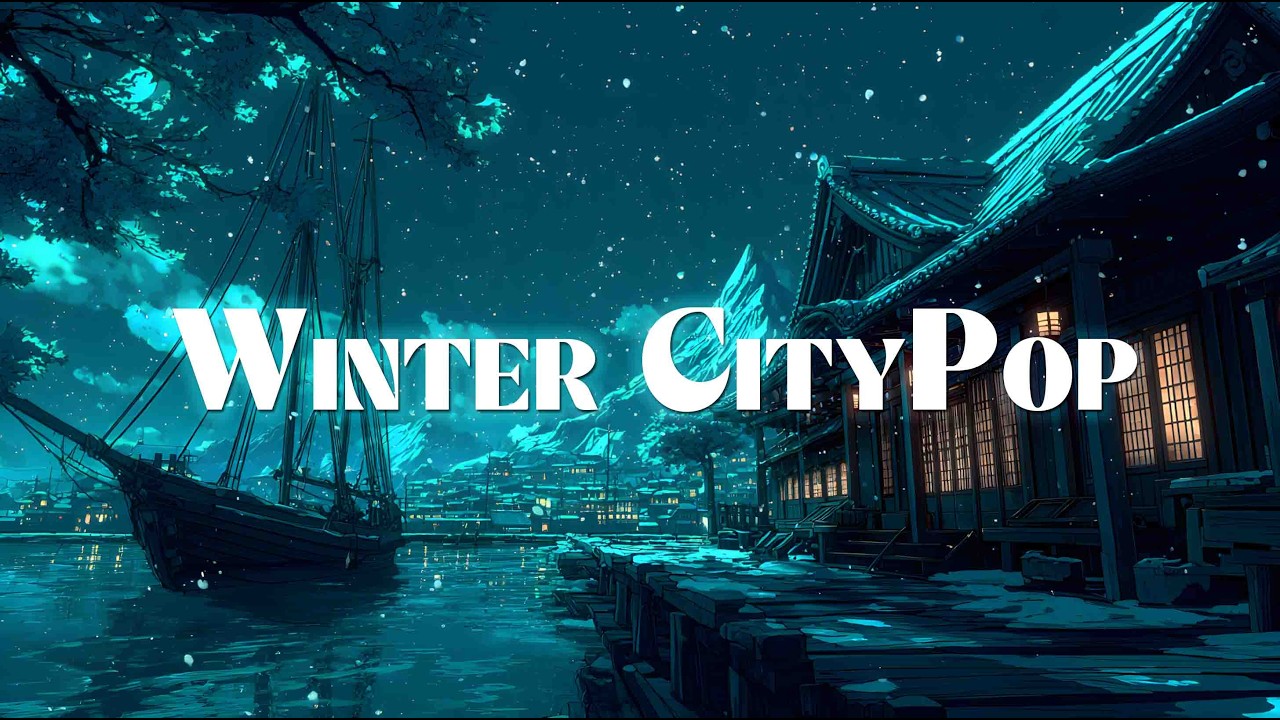 Chill 80s City Pop Beats ~ Retro Japanese Town Ambience ❄️ Relaxing Playlist for Focus & Sleep