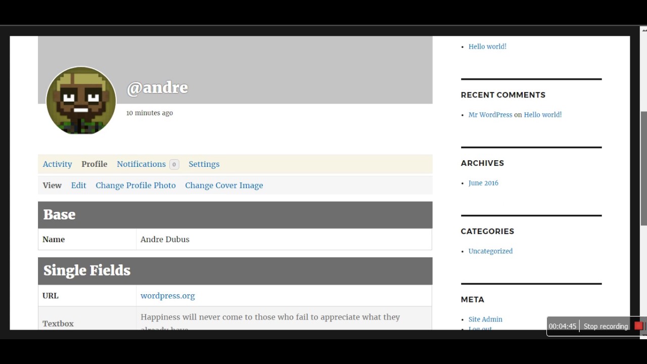 xProfile Map Location