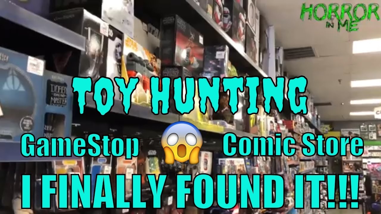 Toy Hunting (Gamestop/ Comic Store) I FINALLY FOUND IT w/ Horror in Me