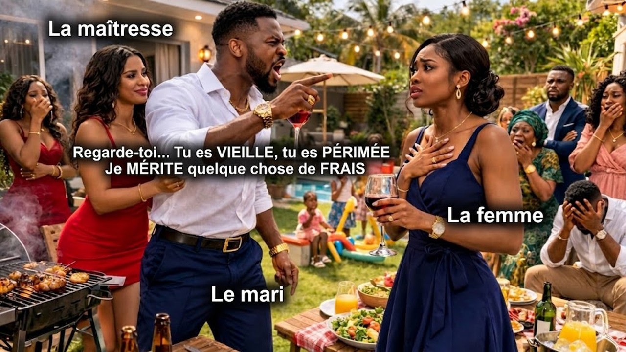 IL ANNONCE SA LIAISON AU BARBECUE ET TRAITE SA FEMME DE VIEILLE. SA RÉACTION VA VOUS CHOQUER