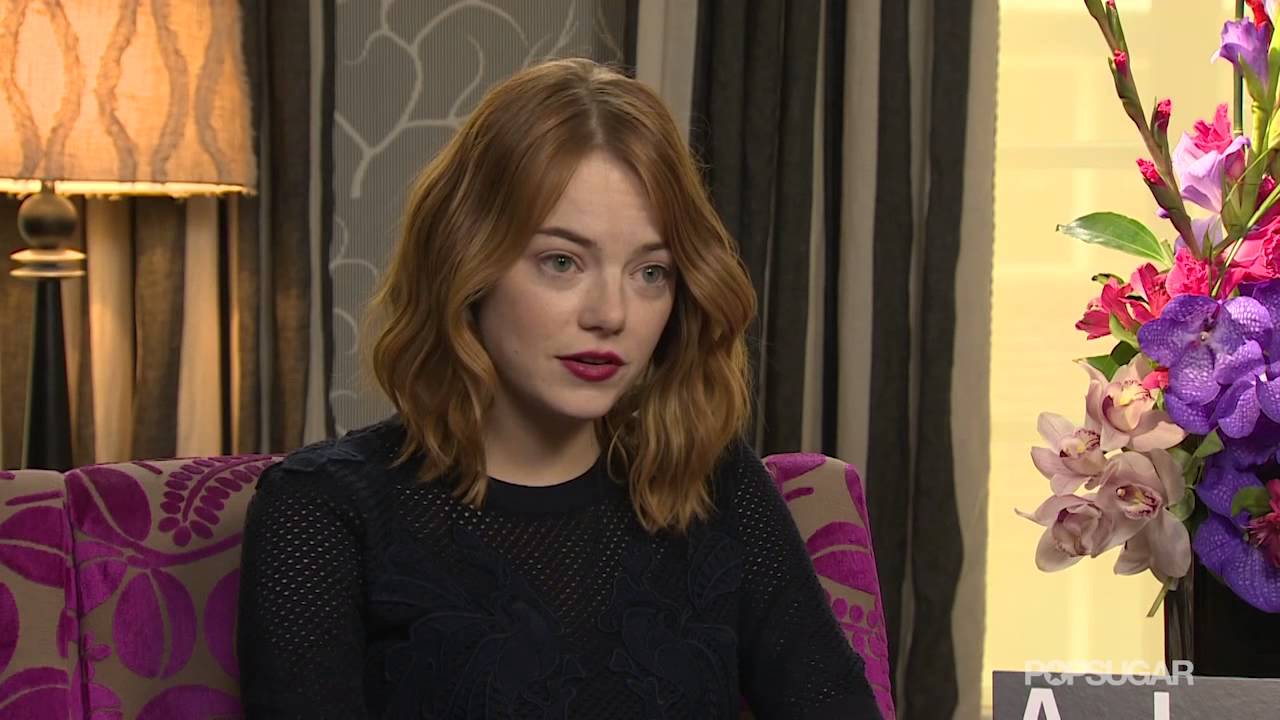 Emma Stone Does a Ridiculous Bradley Cooper Impression