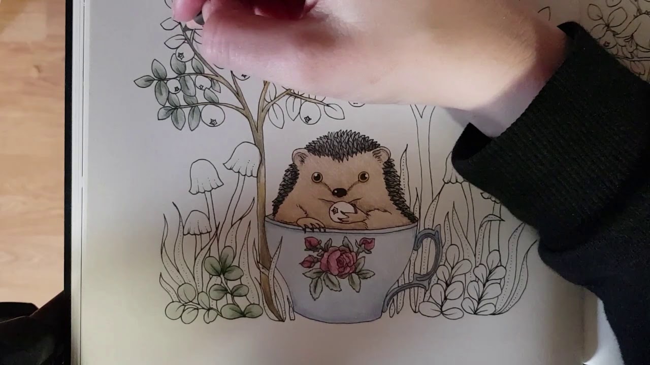Coloring in Flora by Maria trolle part 2