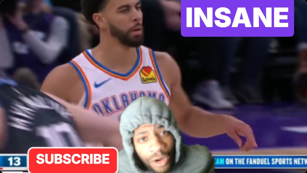 NO SGA.. NO PROBLEM!! | Thunder vs Jazz Highlights Reaction