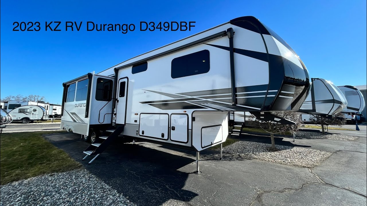 2023 KZ RV Durango D349DBF Two Bedroom, Two Bathroom Fifth Wheel Floorplan Walkthrough | Veurink&rsquo;s