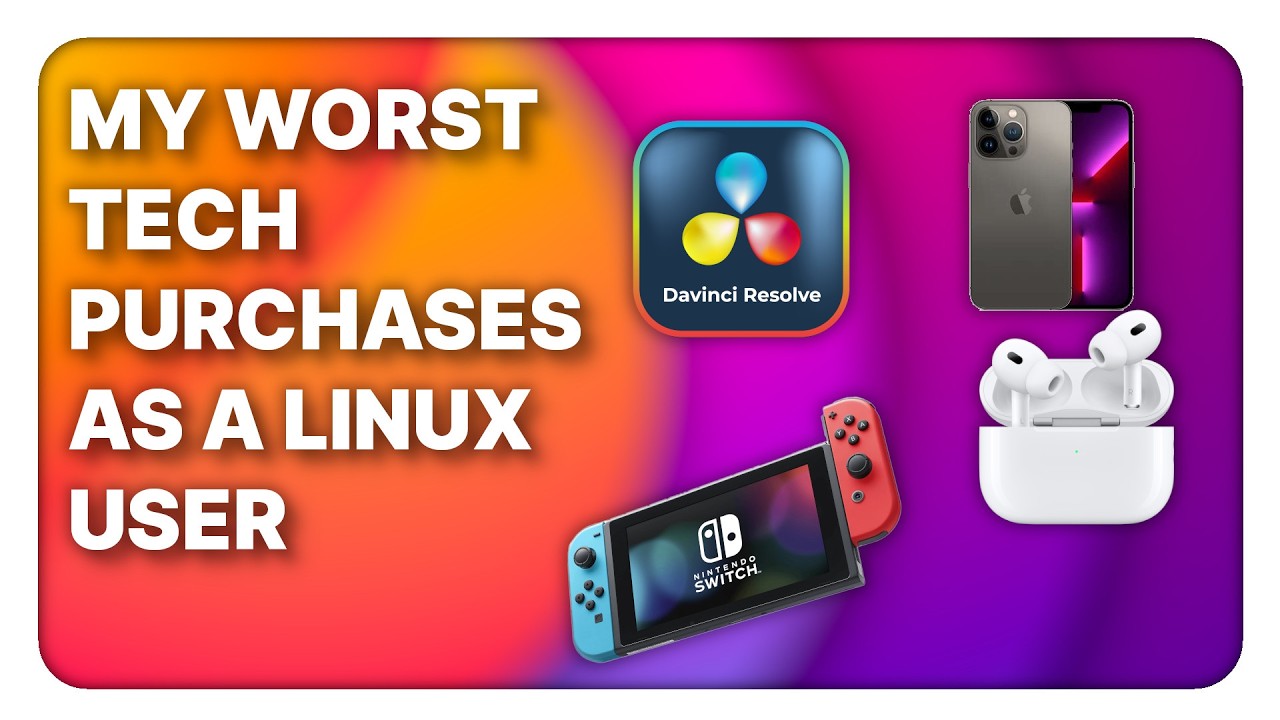 My Worst tech purchases as a Linux user (and in general): hardware & software !