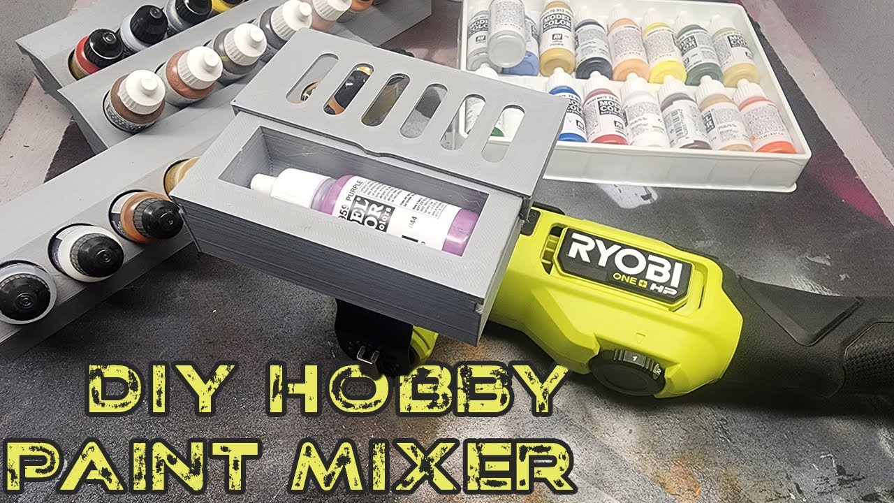 Making Life Easier: How I made a DIY Model Paint Mixer!