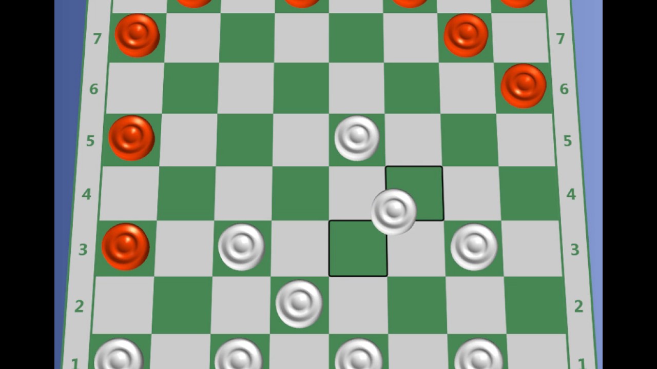 Jogo de Damas - Golpe das Brancas no Gambito 1